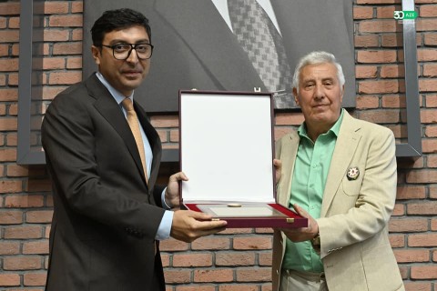 Farid Gayibov meets with Azerbaijan’s successful athletes - PHOTO