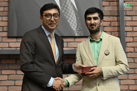 Farid Gayibov meets with Azerbaijan’s successful athletes - PHOTO