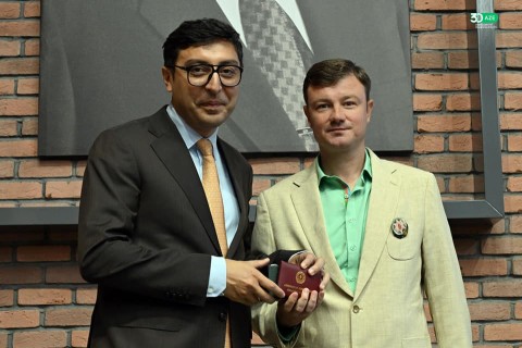 Farid Gayibov meets with Azerbaijan’s successful athletes - PHOTO