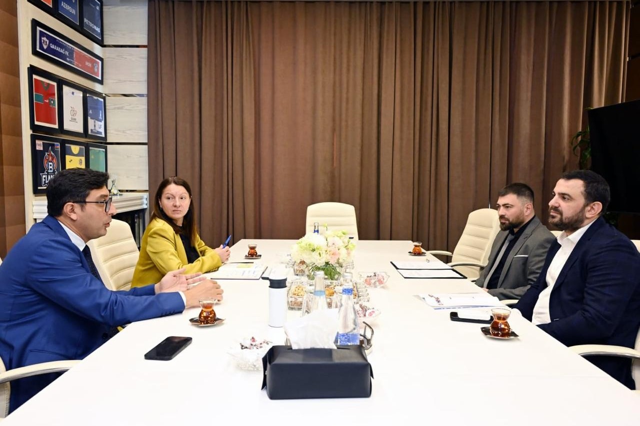 Farid Gayibov meets with the Secretary General of the World Ethnosport Confederation - PHOTO