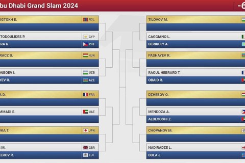 Opponents of Azerbaijani judokas at Abu Dhabi Grand Slam - PHOTO