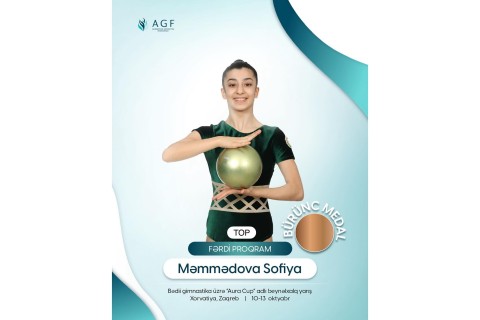 Sofia Mammadova's bronze ball in Zagreb