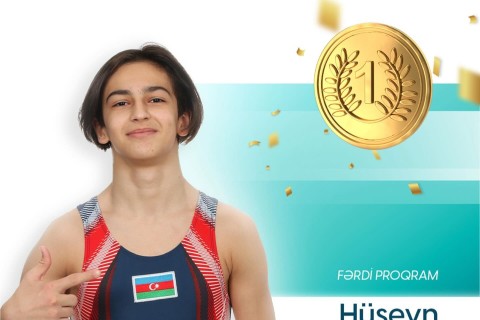 With a gold medal from GymCity Open