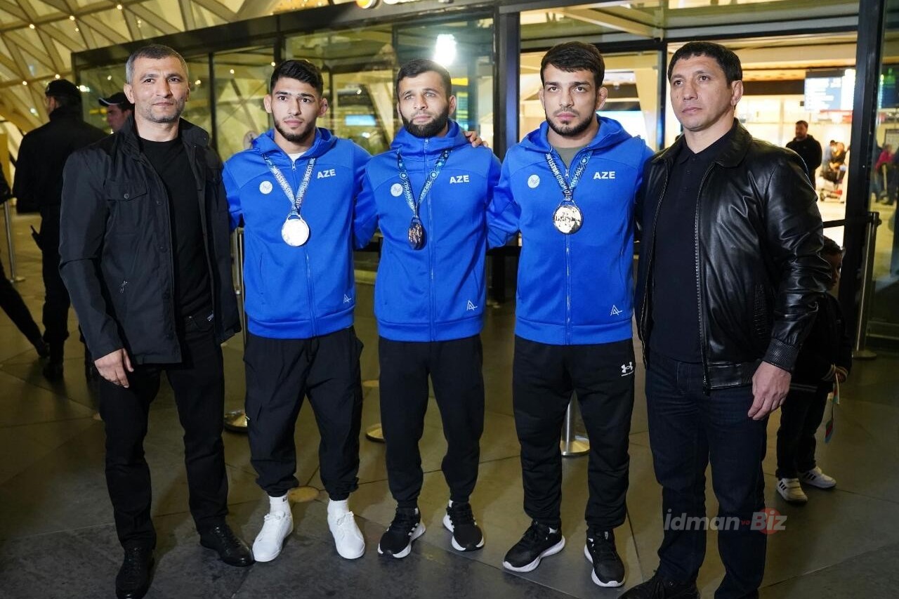 History-making Greco-roman wrestlers return home - PHOTO