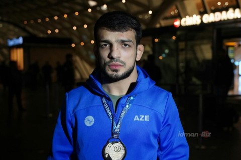 History-making Greco-roman wrestlers return home - PHOTO