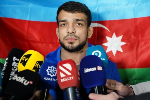 History-making Greco-roman wrestlers return home - PHOTO