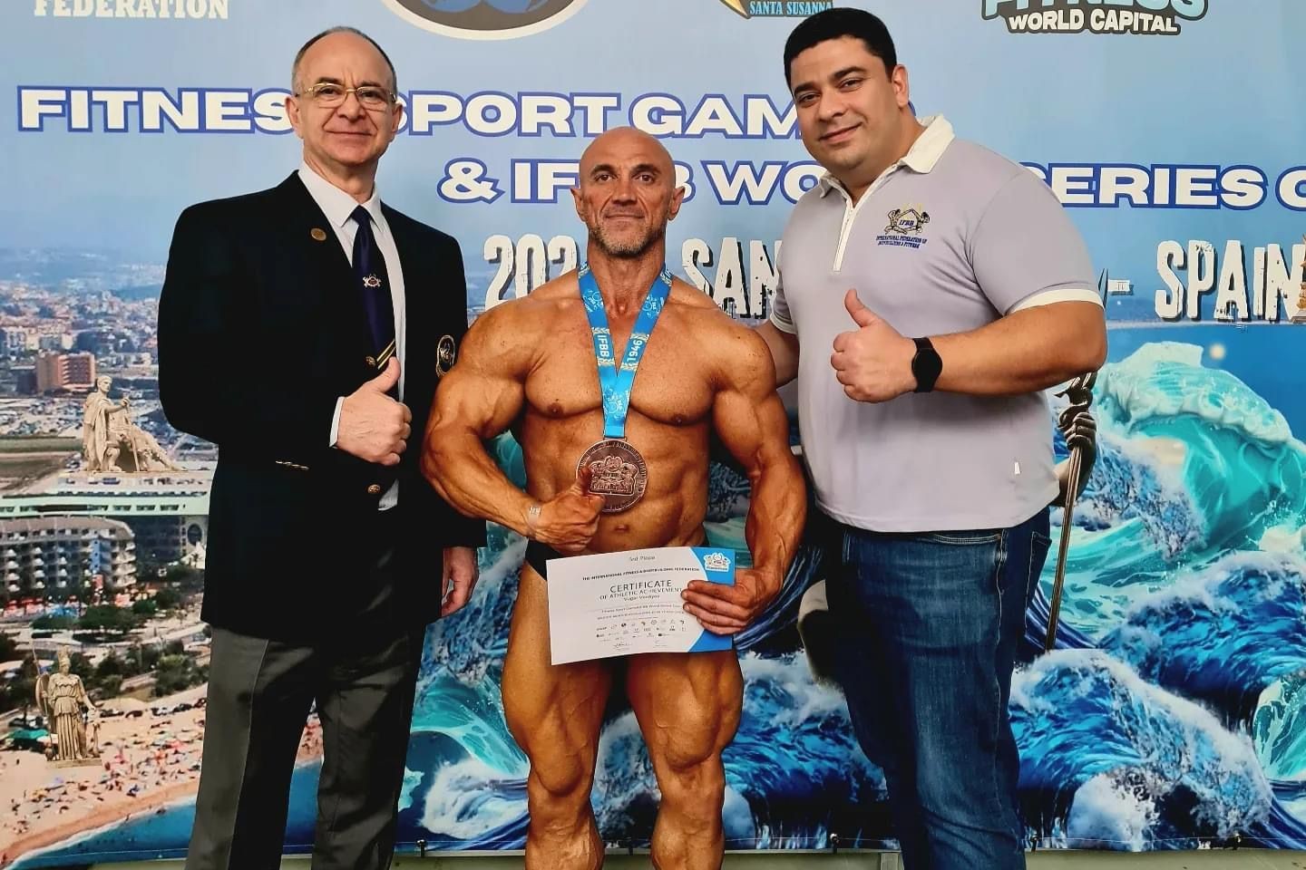 Azerbaijan’s Vugar Verdiyev shines with bronze at World Bodybuilding Championship