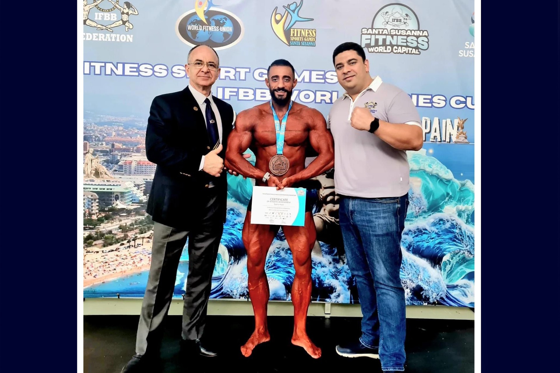 3 medals in the World Cup