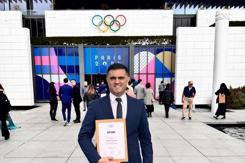 Orxan Oruczadə Beynəlxalq Olimpiya Komitəsinin diplomu ilə təltif olunub