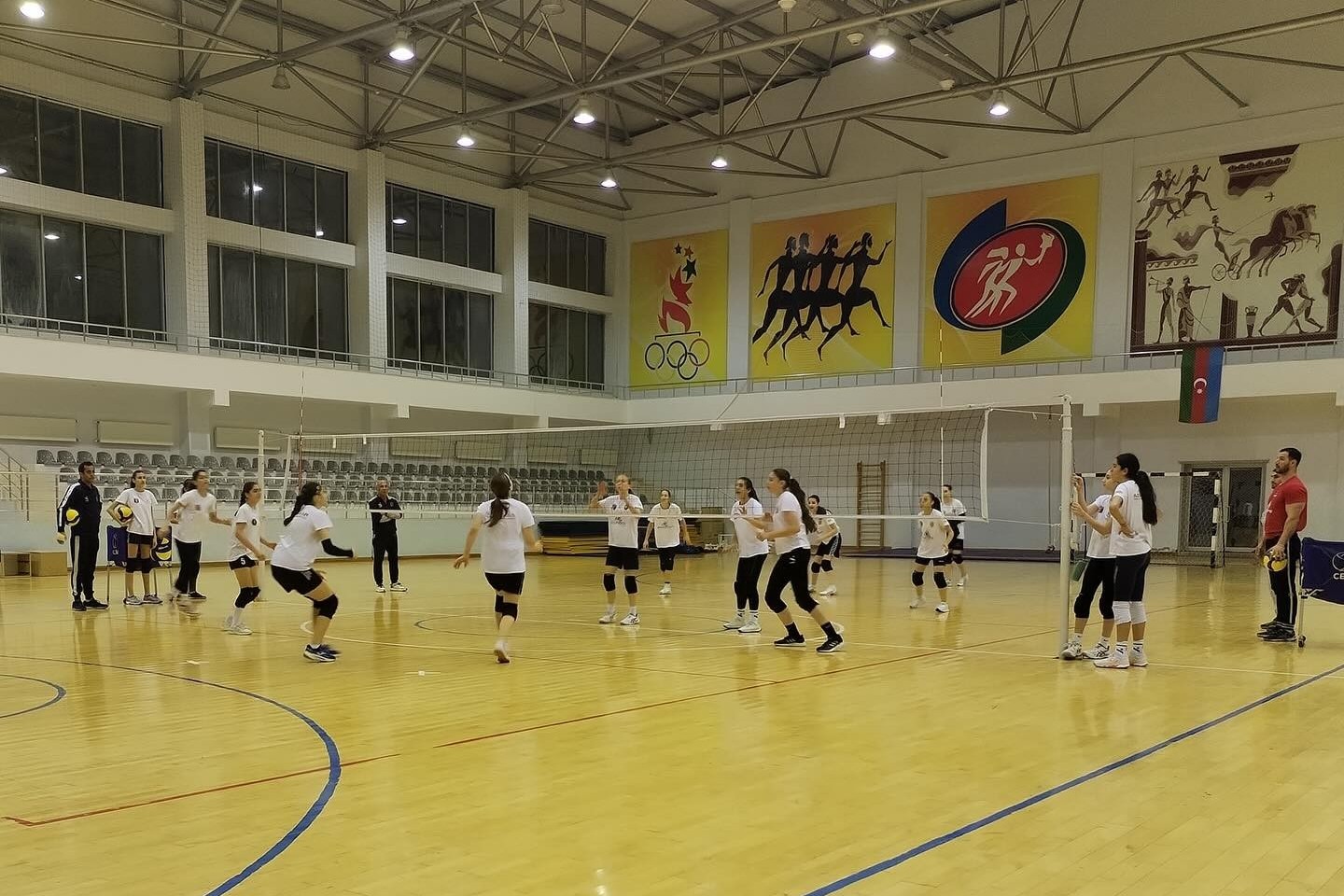 Voleybolçularımız EEVZA-ya Qaxda hazırlaşır - FOTO