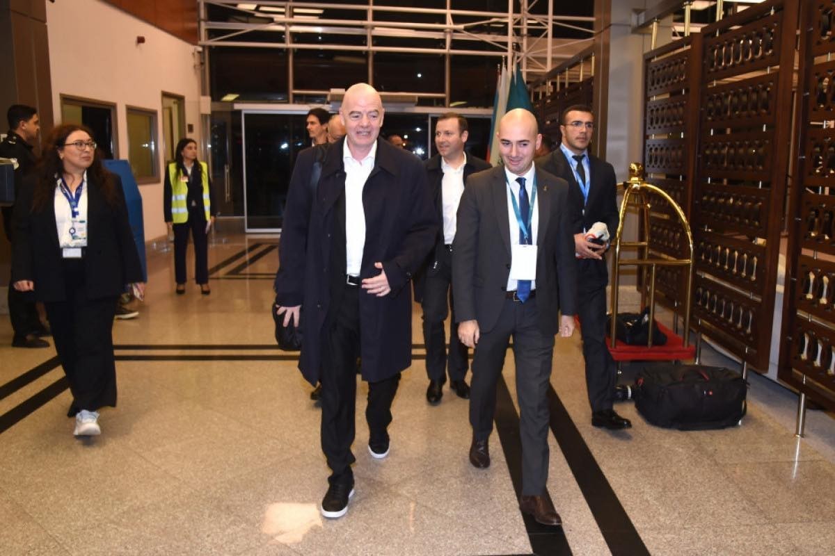 FIFA prezidenti Bakıda - FOTO