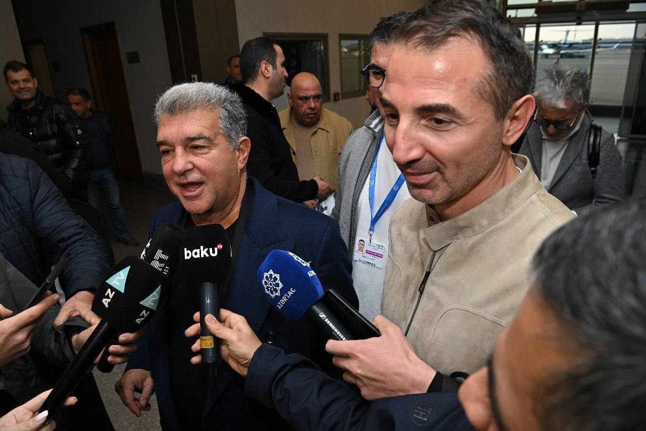 "Barselona"nın prezidenti: "Azərbaycanda olmaqdan məmnunam"