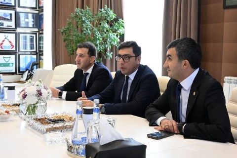 Fərid Qayıbov Fatih Terimlə Azərbaycan futbolunu müzakirə edib - FOTO