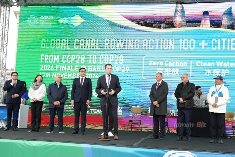 AKAF organizes large-scale rowing event for COP29 - PHOTO - VIDEO