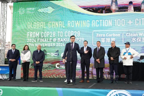 AKAF organizes large-scale rowing event for COP29 - PHOTO - VIDEO