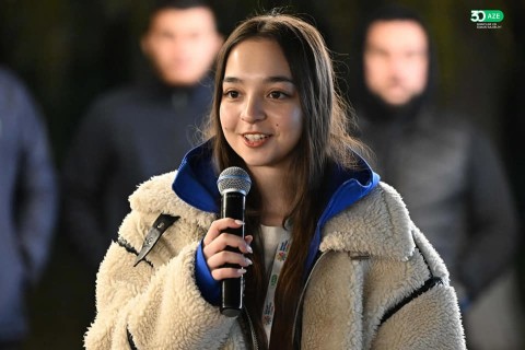 Фарид Гаибов пообщался со спортсменами у костра и ответил на их вопросы - ФОТО - ВИДЕО