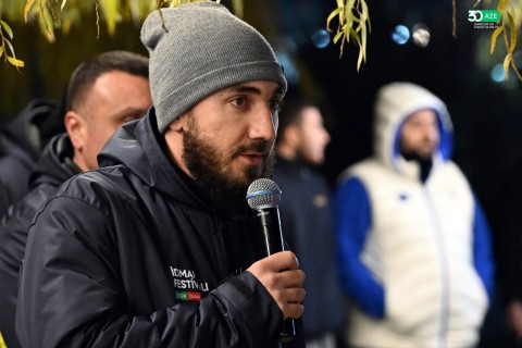 Фарид Гаибов пообщался со спортсменами у костра и ответил на их вопросы - ФОТО - ВИДЕО