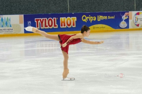Figure skaters from Ojag Sports Club train for their first international competition – PHOTO