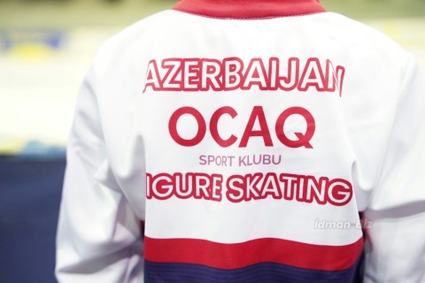 Figure skaters from Ojag Sports Club train for their first international competition – PHOTO
