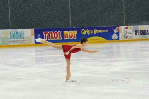 Figure skaters from Ojag Sports Club train for their first international competition – PHOTO