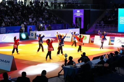 Cüdo üzrə Azərbaycan çempionatının açılışı mərasimi olub - FOTO