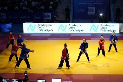 Cüdo üzrə Azərbaycan çempionatının açılışı mərasimi olub - FOTO