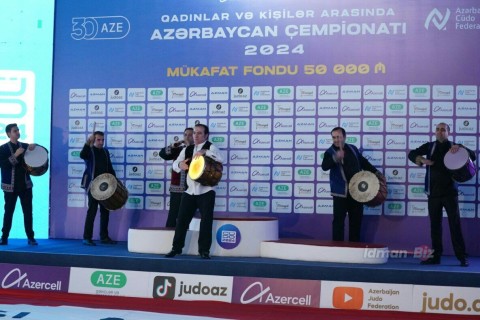 Cüdo üzrə Azərbaycan çempionatının açılışı mərasimi olub - FOTO