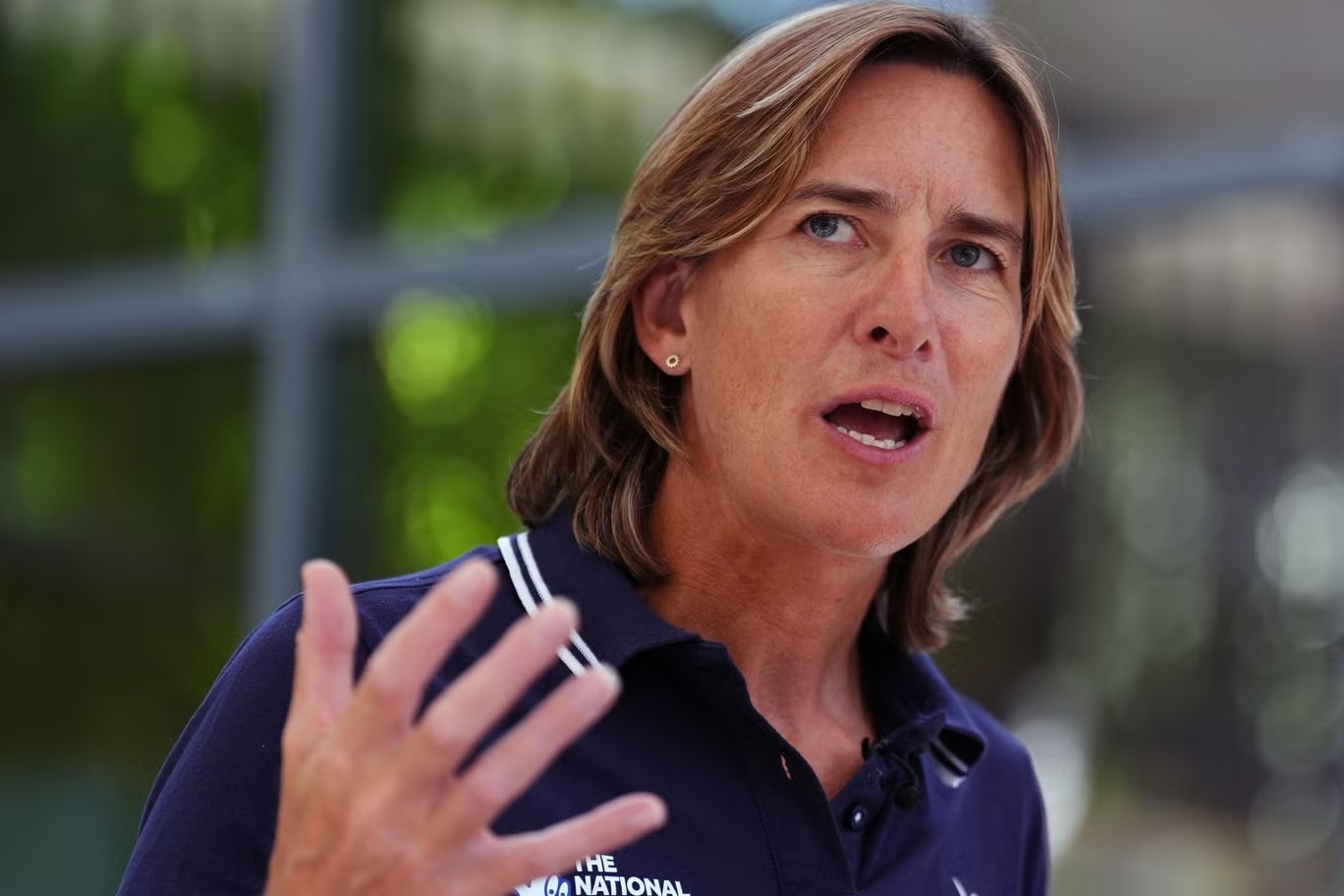The first female head of the Olympic Committee