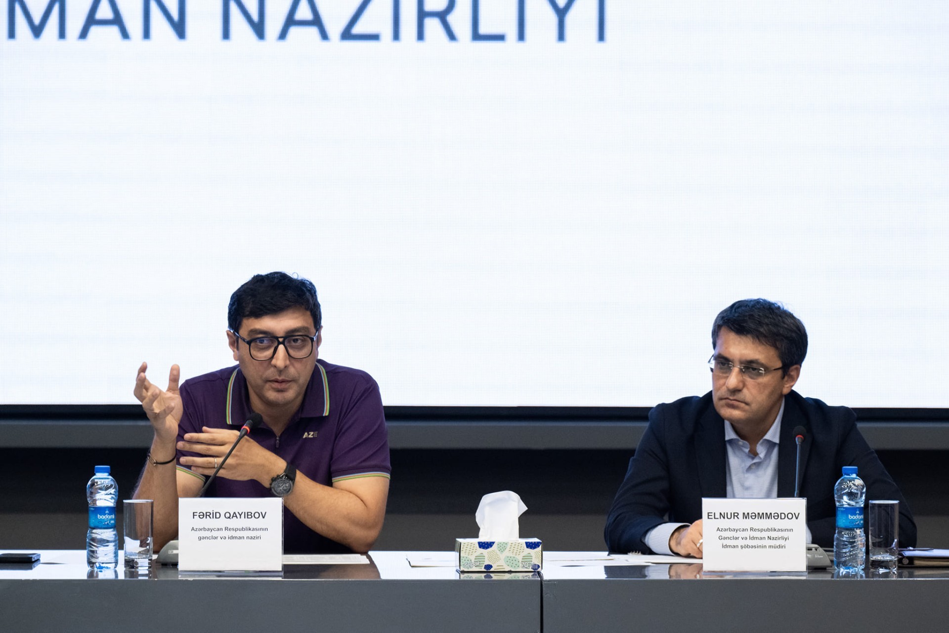 Farid Gayibov honors Azerbaijani athletes for outstanding performances in International Competitions - PHOTO