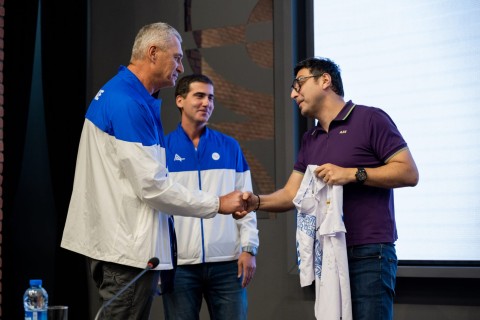Farid Gayibov honors Azerbaijani athletes for outstanding performances in International Competitions - PHOTO