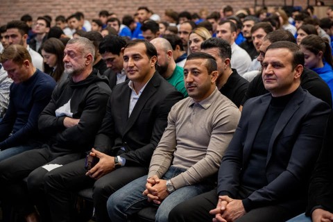 Farid Gayibov honors Azerbaijani athletes for outstanding performances in International Competitions - PHOTO