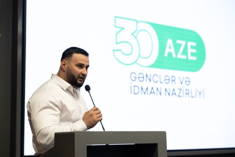 Farid Gayibov honors Azerbaijani athletes for outstanding performances in International Competitions - PHOTO