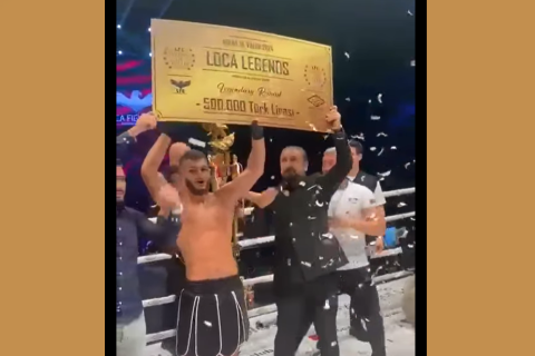Gasham Mammadov wins Kickboxing Night in Turkiye - VIDEO