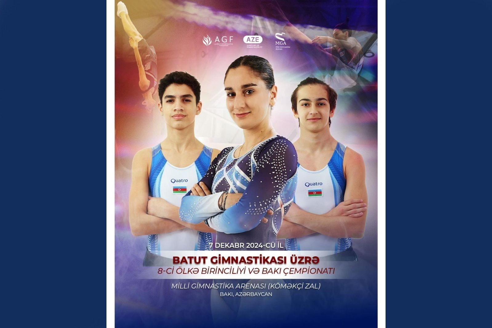 Batut gimnastikası üzrə Azərbaycan çempionatı və Bakı birinciliyinə start