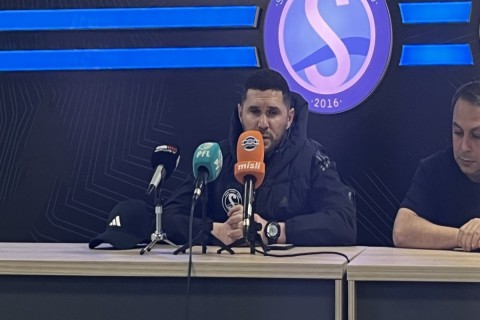 Javid Huseynov: "The field did not allow us to play"