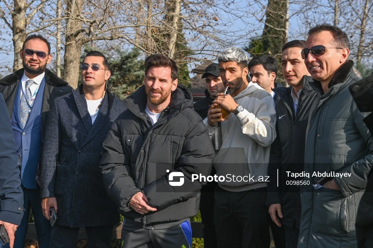 Lionel Messi Bakıda Qarabağ atlarını izləyib - FOTO - VİDEO