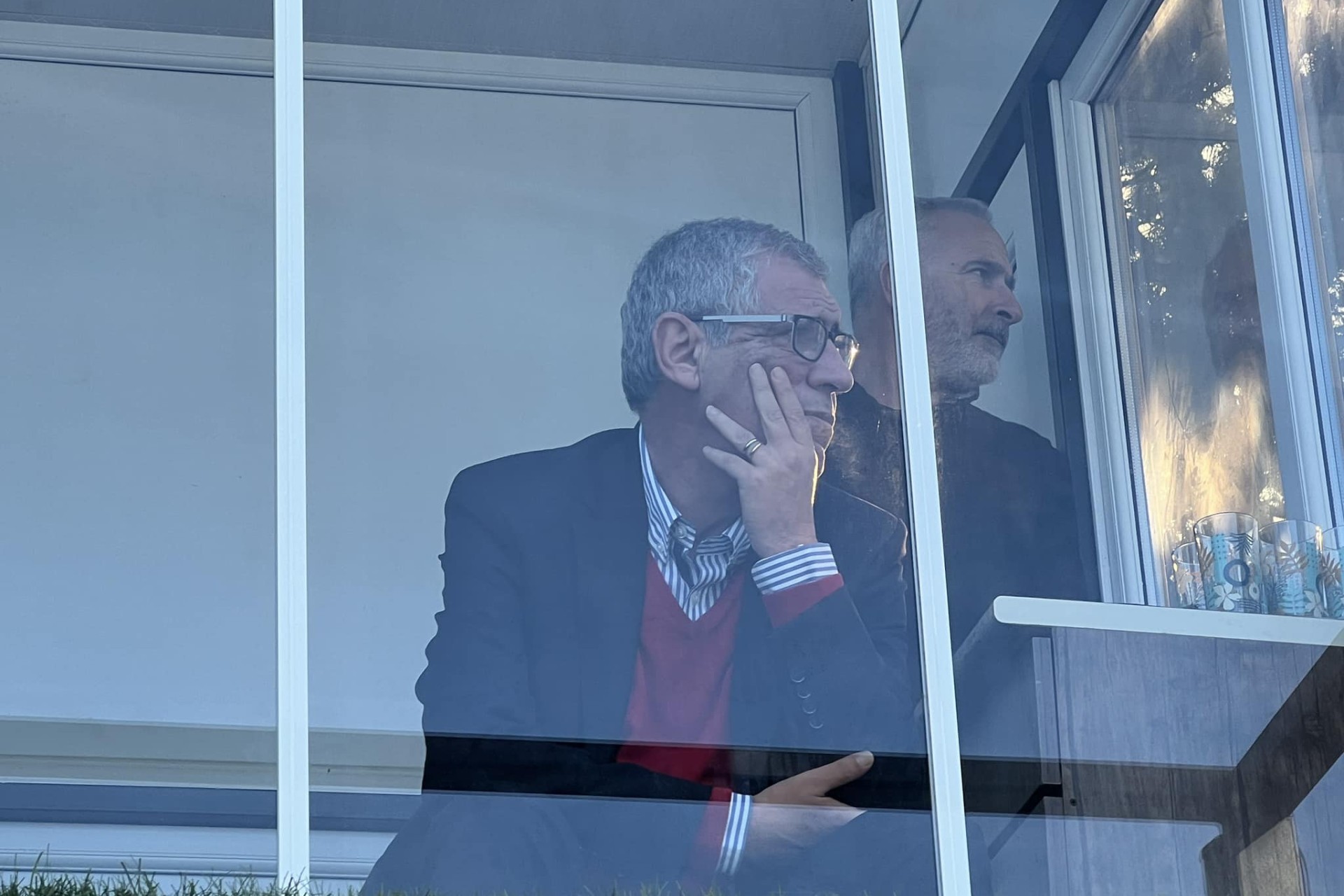Fernando Santos attends first League match