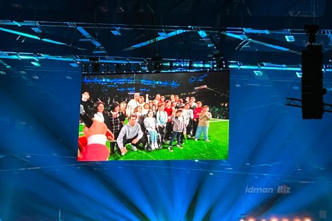 Лионель Месси в Baku Crystal Hall - ФОТО - ВИДЕО