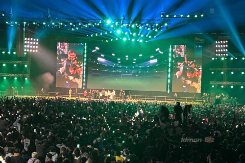 Лионель Месси в Baku Crystal Hall - ФОТО - ВИДЕО