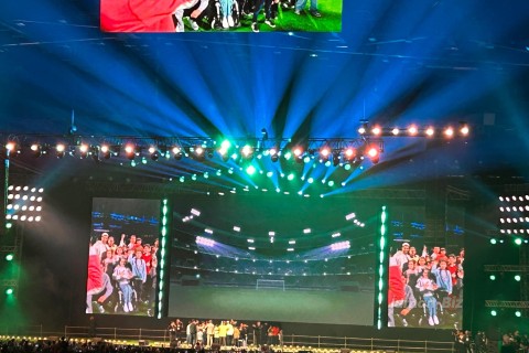 Лионель Месси в Baku Crystal Hall - ФОТО - ВИДЕО