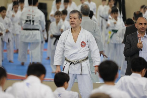Sensei Hitoshi Kasuya leads seminar in Baku – PHOTO