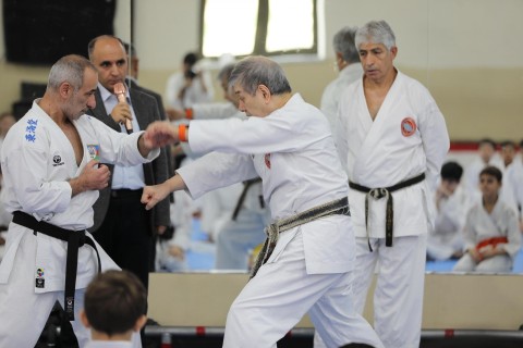 Sensei Hitoshi Kasuya leads seminar in Baku – PHOTO