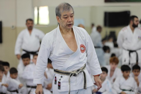 Sensei Hitoshi Kasuya leads seminar in Baku – PHOTO