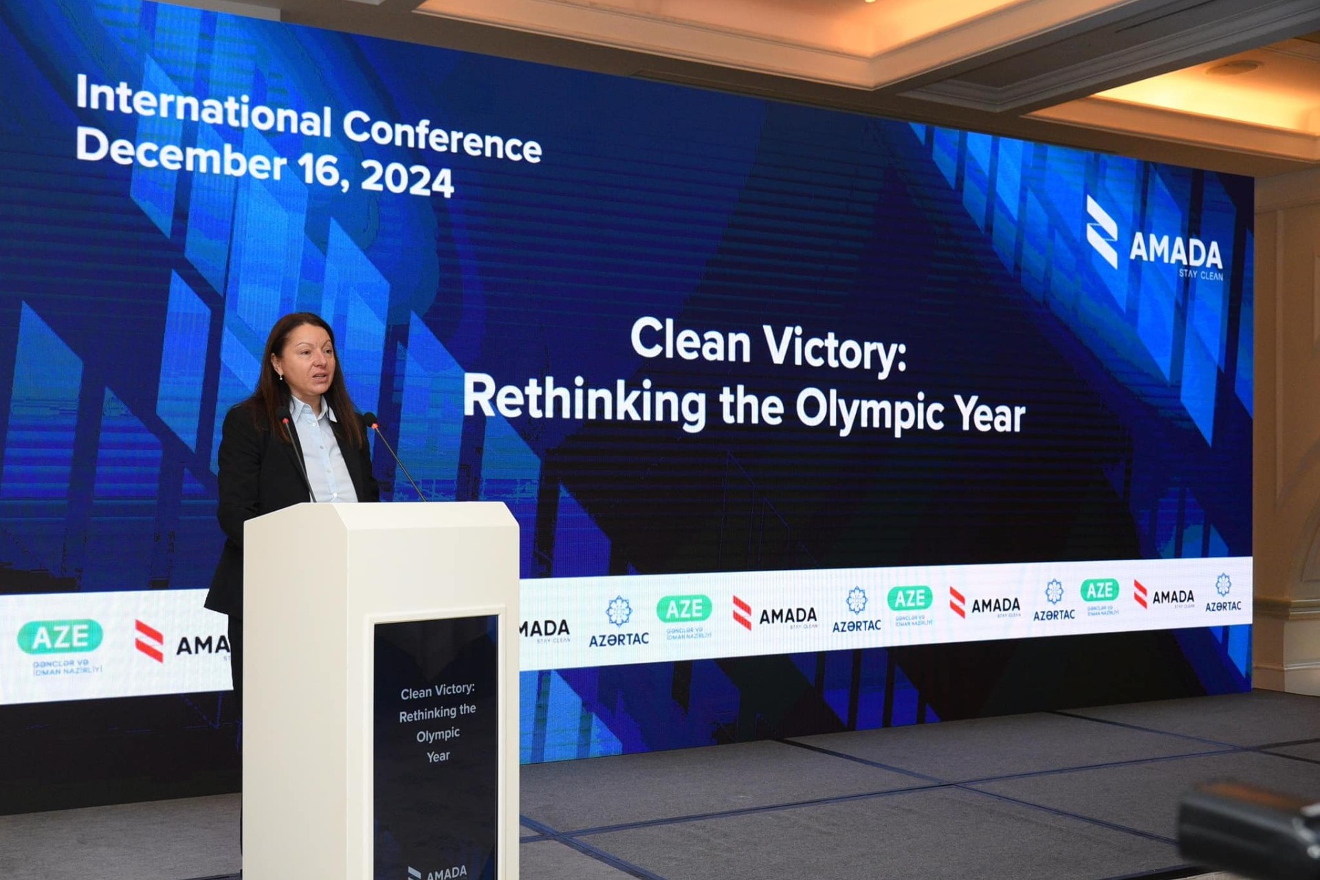 "Təmiz qələbə: Olimpiya ilinə yeni baxış" adlı beynəlxalq konfransın açılış mərasimi keçirilib