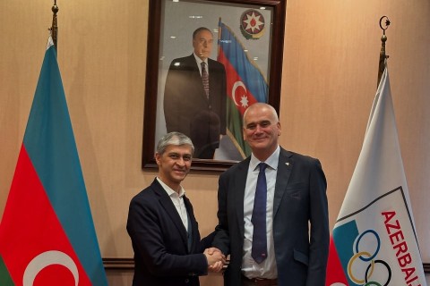 Dünya Badminton Federasiyasının İnkişaf direktoru Milli Olimpiya Komitəsində - FOTO