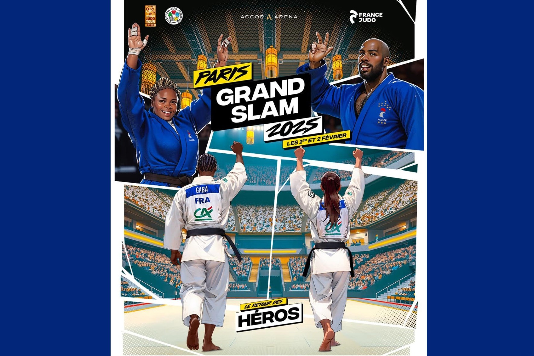 Poster for Paris Grand Slam: "Return of the heroes"