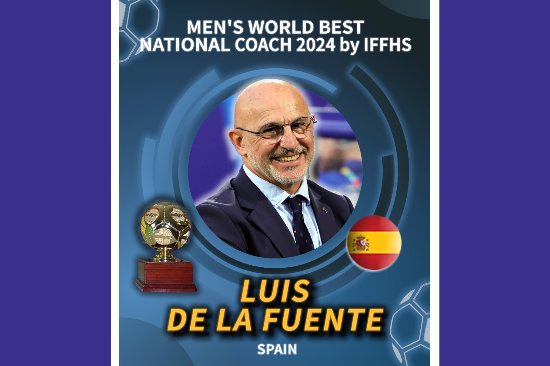 Men's World Best National Coach announced