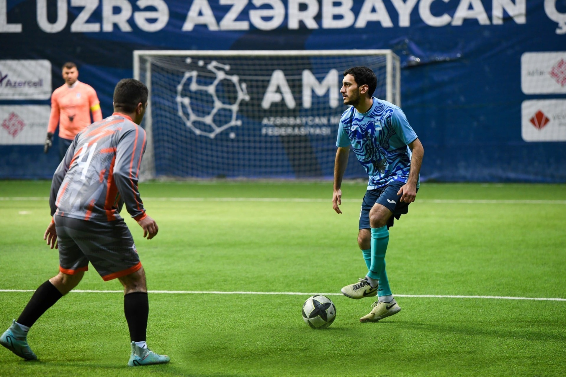 One minute of silence before Azerbaijan mini-football championship matches