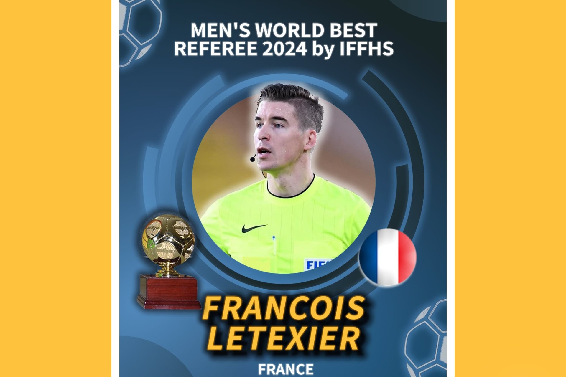 François Letexier Named Men’s World Best Referee
