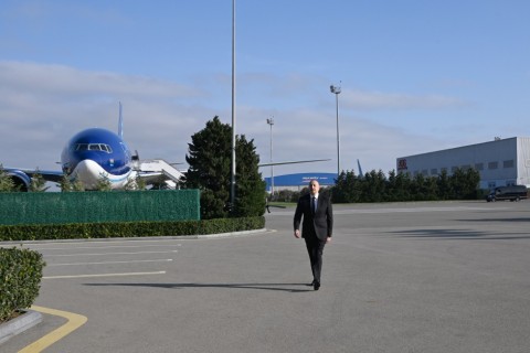 President Ilham Aliyev held meeting on plane crash - PHOTO